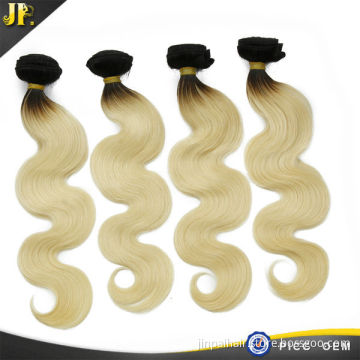 100% Brazilian Remy Human Hair Weft Ombre Color Body Wave Weave Extensions